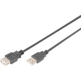 Digitus Cavo di prolunga USB 2.0, connettore USB-A > presa USB-A Nero