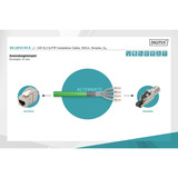 Digitus Cavo di posa professionale Cat.8.2 S/FTP simplex, Dca verde