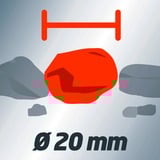 EINHELL 4170773 pompa sommergibile 1000 W 18000 l/h 5 m accaio, Rosso, Argento, Acciaio inossidabile, 10 m, 18000 l/h, 5 m, 9 m