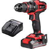 EINHELL Avvitatore a percussione a batteria Power X-Change TE-CD 18/44 Li-i, 18 Volt, Cordless Nero/Rosso