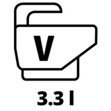 EINHELL GE-US 18 distributore manuale 3,3 L, Spalmatore di graniglia rosso/Nero, 3,3 L, Nero, Rosso, 225 mm, 280 mm, 305 mm, 1,24 kg