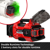 EINHELL Pompa da giardino a batteria Power X-Change AQUINNA 18/30 F LED, 18 Volt rosso/Nero