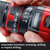 EINHELL TE-CD 18/44 Li-i, 4514287, Cordless Nero/Rosso