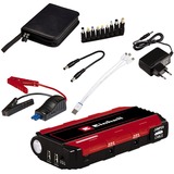 Einhell CE-JS 12 batteria portatile Polimeri di litio (LiPo) 11000 mAh Nero, Rosso, Powerbank rosso/Nero, Nero, Rosso, Universale, LED, Polimeri di litio (LiPo), 11000 mAh, Accendisigari, dC, USB
