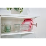 Emsa CLIP & CLOSE N1040600 recipiente per cibo Rettangolare Scatola 0,7 L Trasparente 1 pz, Casella trasparente/Rosso, Scatola, Rettangolare, 0,7 L, Trasparente, Vetro, 420 °C