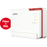FRITZ! 5690 Pro Router wireless, Router in fibra ottica Box 5690 Pro, Wi-Fi 7 (802.11be), Banda tripla (2.4 GHz/5 GHz/5 GHz), Collegamento ethernet LAN, Bianco, Router da tavolo