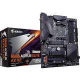 GIGABYTE B550 AORUS ELITE AX V2 scheda madre AMD B550 Socket AM4 ATX grigio scuro, AMD, Socket AM4, 3rd Generation AMD Ryzen™ 3, 3rd Generation AMD Ryzen 5, 3rd Generation AMD Ryzen™ 7, 3rd..., DDR4-SDRAM, 128 GB, DIMM