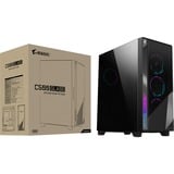 GIGABYTE GB-AC500G ST computer case Midi Tower Nero, Chassis Tower Nero, Midi Tower, PC, Nero, ATX, EATX, micro ATX, Mini-ITX, Vetro, Plastica, Acciaio, Gaming