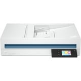 HP ScanJet Pro N4600 fnw1 Scanner piano 1200 x 1200 DPI A5 Bianco bianco, 216 x 356 mm, 1200 x 1200 DPI, 40 ppm, 40 ppm, 80 ipm (pollice al minuto), 80 ipm (pollice al minuto)