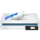 HP ScanJet Pro N4600 fnw1 Scanner piano 1200 x 1200 DPI A5 Bianco bianco, 216 x 356 mm, 1200 x 1200 DPI, 40 ppm, 40 ppm, 80 ipm (pollice al minuto), 80 ipm (pollice al minuto)