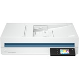 HP Scanjet Pro N4600 fnw1 Scanner a piano e ADF 1200 x 1200 DPI A5 Bianco, Scanner piano bianco, 216 x 356 mm, 1200 x 1200 DPI, 40 ppm, 40 ppm, 80 ipm (pollice al minuto), 80 ipm (pollice al minuto)
