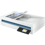 HP Scanjet Pro N4600 fnw1 Scanner a piano e ADF 1200 x 1200 DPI A5 Bianco, Scanner piano bianco, 216 x 356 mm, 1200 x 1200 DPI, 40 ppm, 40 ppm, 80 ipm (pollice al minuto), 80 ipm (pollice al minuto)
