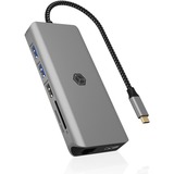 ICY BOX IB-DK4061-CPD, Docking station antracite