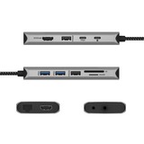ICY BOX IB-DK4061-CPD, Docking station antracite