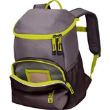 Jack Wolfskin 2020461_I0083_OS, Zaino viola/giallo fluo