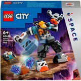 LEGO City Mech di costruzione spaziale, Giochi di costruzione Set da costruzione, 6 anno/i, Plastica, 140 pz, 148 g