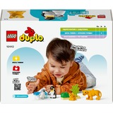 LEGO DUPLO 10442 Famiglie di Animali: Pinguini e Leoni, Giochi Didattici per Bambini e Bambine da 2+ Anni, Giocattolo Creativo, Giochi di costruzione Giochi Didattici per Bambini e Bambine da 2+ Anni, Giocattolo Creativo, Set da costruzione, 2 anno/i, Plastica, 10 pz, 179 g