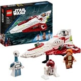 LEGO Star Wars 75333 Jedi Starfighter di Obi-Wan Kenobi, Set l'Attacco dei Cloni con Droide e Minifigure Taun We, Spada Laser, Giochi di costruzione Set l'Attacco dei Cloni con Droide e Minifigure Taun We, Spada Laser, Set da costruzione, 7 anno/i, Plastica, 282 pz, 385 g