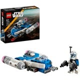 LEGO Star Wars 75391 Microfighter Y-wing di Captain Rex, Astronave Giocattolo da Collezione, Giochi Bambini 6+, Piccolo Regalo, Giochi di costruzione Astronave Giocattolo da Collezione, Giochi Bambini 6+, Piccolo Regalo, Set da costruzione, 6 anno/i, Plastica, 99 pz, 114 g