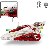 LEGO Star Wars Jedi Starfighter di Obi-Wan Kenobi Set da costruzione, 7 anno/i, Plastica, 282 pz, 385 g