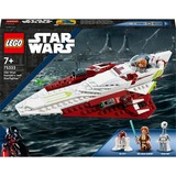 LEGO Star Wars Jedi Starfighter di Obi-Wan Kenobi Set da costruzione, 7 anno/i, Plastica, 282 pz, 385 g