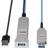 Lindy Cavo USB 3.0 in fibra ottica, Cavo di prolunga 