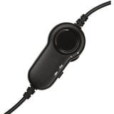 Logitech H151 Auricolare Cablato A Padiglione Ufficio Nero, Headset Nero, Cablato, Ufficio, 20 - 20000 Hz, 80 g, Auricolare, Nero