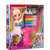MGA Entertainment Rainbow High Air Brush & Create - Purple Eyes, Bambola 