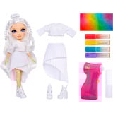 MGA Entertainment Rainbow High Air Brush & Create - Purple Eyes, Bambola 