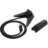 MSI AXE5400 scheda di interfaccia e adattatore USB 2.0, Adattatore Wi-Fi USB tipo A, USB 2.0, Maschio, Nero, Windows 10, Windows 11, 102 mm