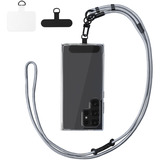 Nevox Braccialetto per cellulare / catena per cellulare universale, Cintura argento