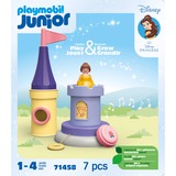 PLAYMOBIL Junior & Disney: Torre da gioco di Belle con melodia, Giochi di costruzione 
