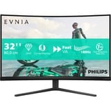 Philips Evnia 32M2C3500L/00 Monitor PC 80 cm (31.5") 2560 x 1440 Pixel Quad HD LCD Nero, Monitor di gioco grigio scuro, 80 cm (31.5"), 2560 x 1440 Pixel, Quad HD, LCD, 0,5 ms, Nero