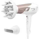Rowenta Studio Dry CV5830 asciuga capelli 2300 W Beige, Bianco, Asciugacapelli Nero/Oro rosè, dC, Beige, Bianco, Monocromatico, Plastica, Gancio per appendere, 1,8 m