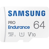 Samsung MB-MJ64K 64 GB MicroSDXC UHS-I Classe 10, Scheda di memoria bianco, 64 GB, MicroSDXC, Classe 10, UHS-I, 100 MB/s, 30 MB/s