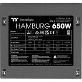 Thermaltake HAMBURG 650W ATX3.1, Alimentatore PC Nero