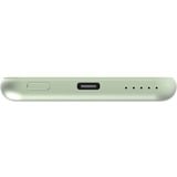 Verbatim Charge 'n' Go Polimeri di litio (LiPo) 5000 mAh Carica wireless Verde, Powerbank  verde chiaro, 5000 mAh, Polimeri di litio (LiPo), Quick Charge 3.0, Carica wireless, Verde