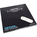 Alphacool 17531 parte e accessorio del sistema di raffreddamento del computer Tubo bianco, Tubo, Cloruro di polivinile (PVC), Bianco, 80°, 1,6 cm, 3 m