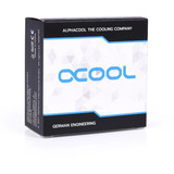 Alphacool Gocciolatoio 16mm raccordo girevole G1/4 maschio a G1/4 femmina, Connessione Nero