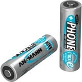 Ansmann 1.2 V rechargeable battery NiMH Nichel-Metallo Idruro (NiMH) argento, Nichel-Metallo Idruro (NiMH), 1,2 V, 1300 mAh