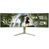 Arozzi Nova 49TUW165, Monitor di gioco verde