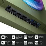 Arozzi Nova 49TUW165, Monitor di gioco verde