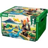 BRIO Set Deluxe Dinosauri del Mondo, Ferrovia 