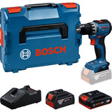 Avvitatore a batteria GSR18V-52 con 2 batterie 18 volt 4,0 Ah e 2,0 Ah in L-BOXX, Trapano avvitatore