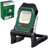 Bosch UniversalWorkLight 18V-2100 Nero, Verde, Riflettore di costruzione 1500 mAh, Nero, Verde, Luce da lavoro indipendente