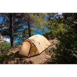 Coleman Darwin 3 Plus Summer, Tenda beige/rosso scuro