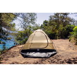 Coleman Darwin 3 Plus Summer, Tenda beige/rosso scuro