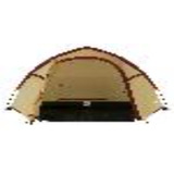 Coleman Darwin 3 Plus Summer, Tenda beige/rosso scuro