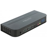 DeLOCK 11481 switch per keyboard-video-mouse (kvm) Nero, Switch KVM Nero, 3840 x 2160 Pixel, 4K Ultra HD, Nero