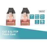 Digitus Cavo patch CAT 6 S/FTP 5m Nero